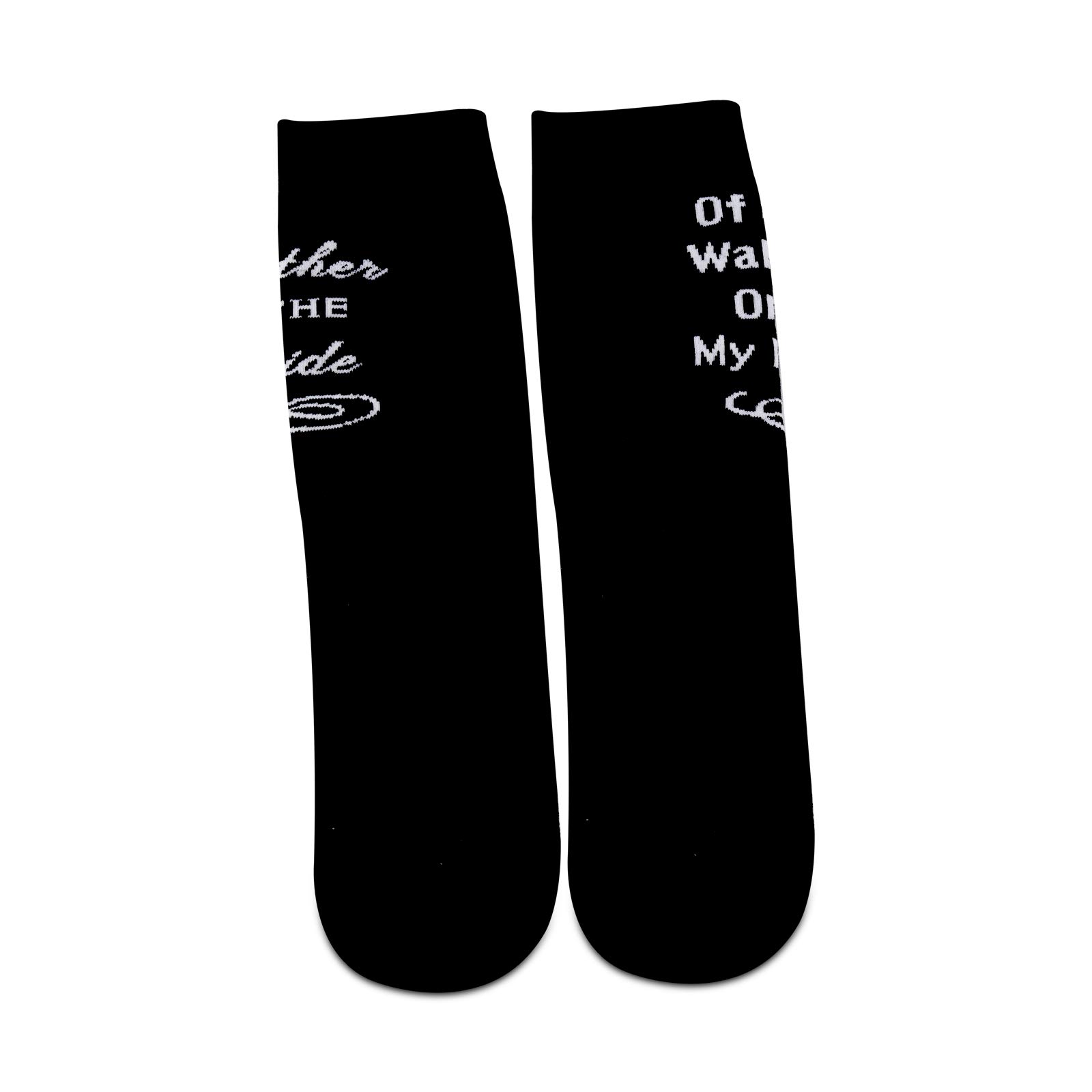 GJTIM2PAIRS Wedding Special Walks Socks Gift for Brother Of The Bride Of All Our Walks This One Is My Favourite