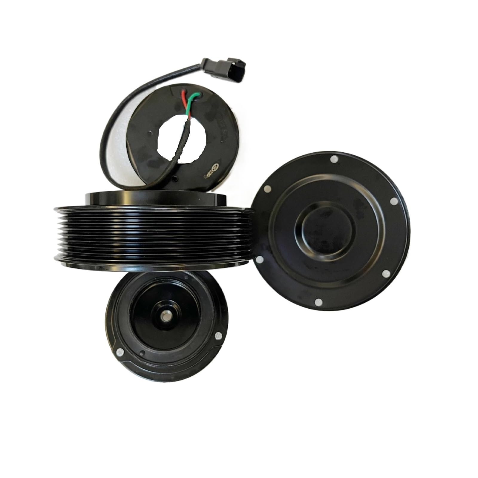AC Compressor Clutch Fit for John Deer 10PA17C 8PK 24V 4471009790 4471009794 AT168543 AT226273 AC Air Conditioning Compressor Clutch Pulley AC Compressor Clutch Kit