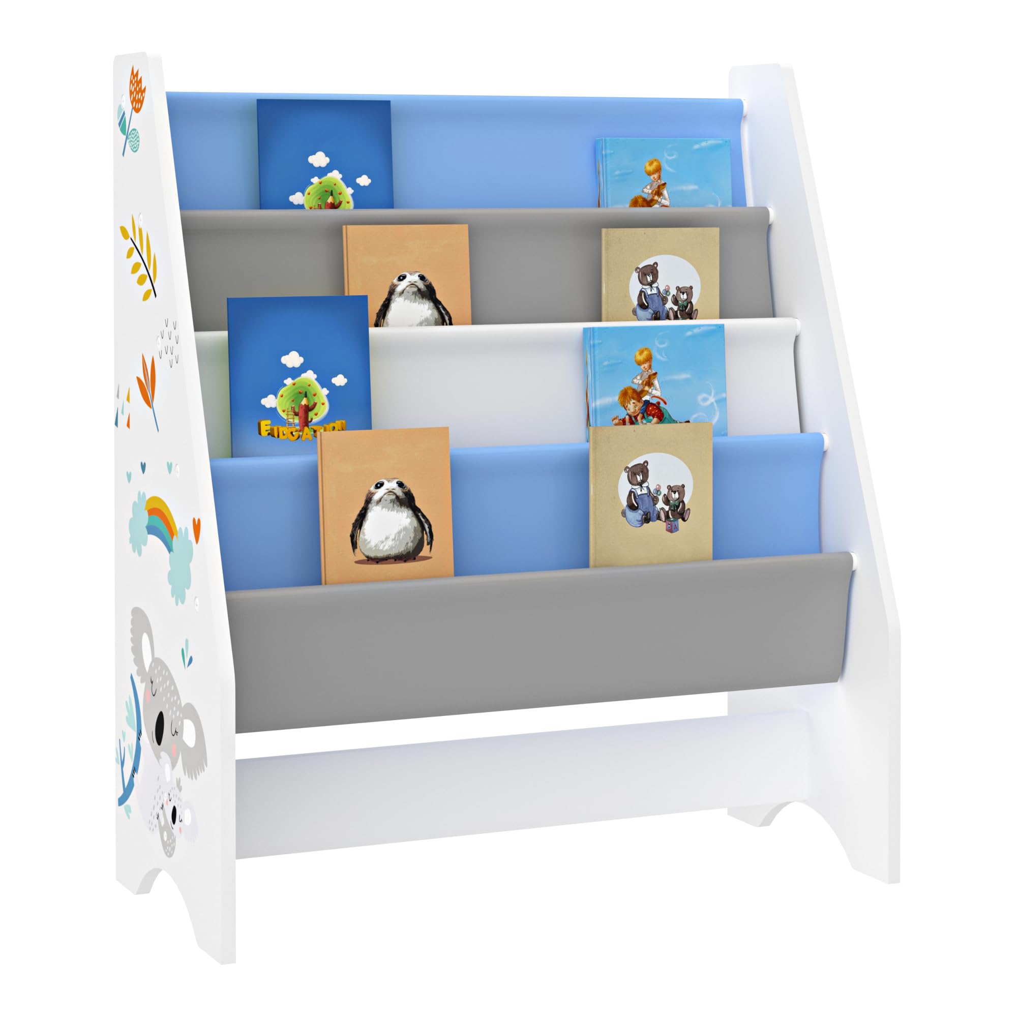 Étagère de rangement avec 3 compartiments - meuble de rangement en
