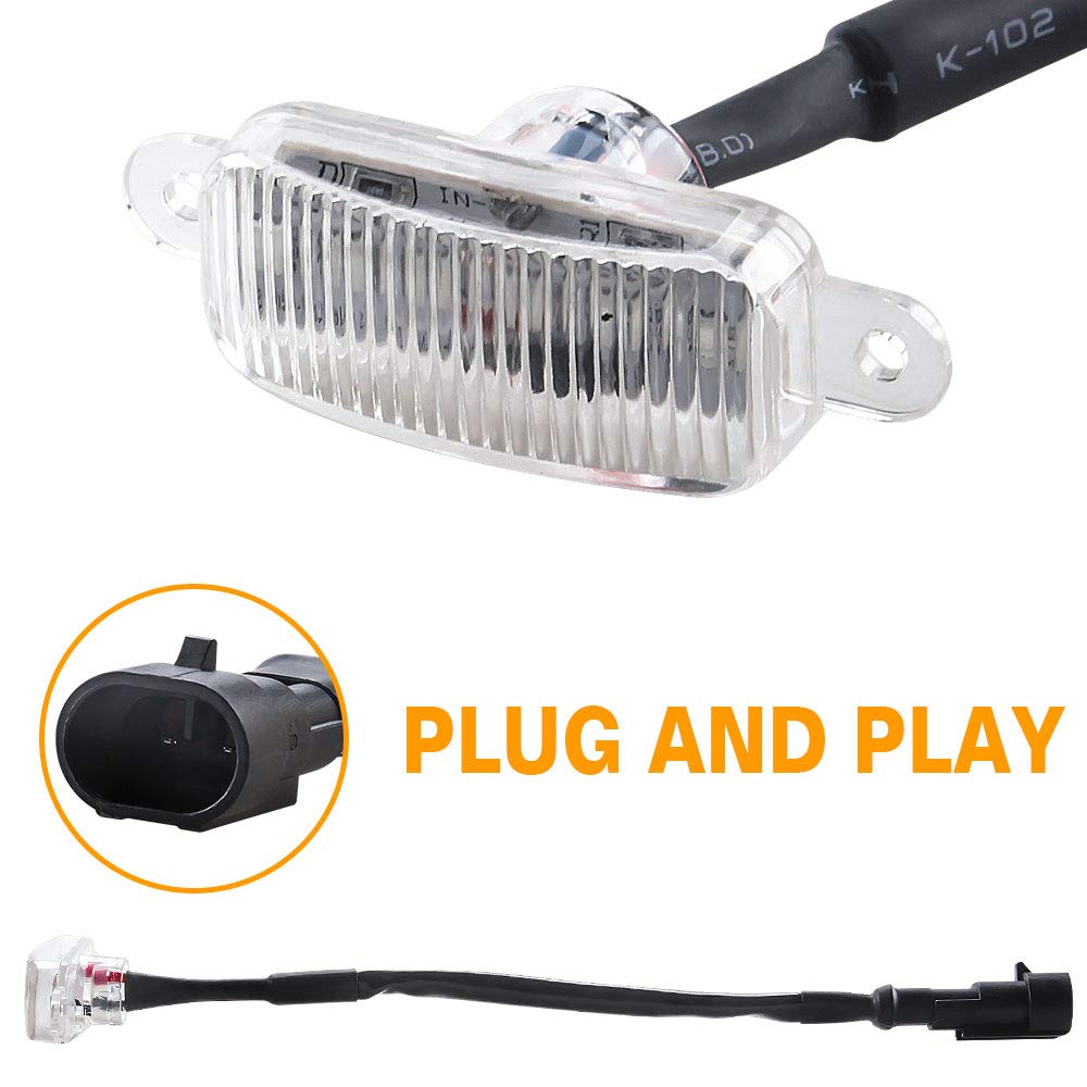 Amazon | Sidaqi 6 LED 18W 赤と青 車のフロントグリル 警告ライト