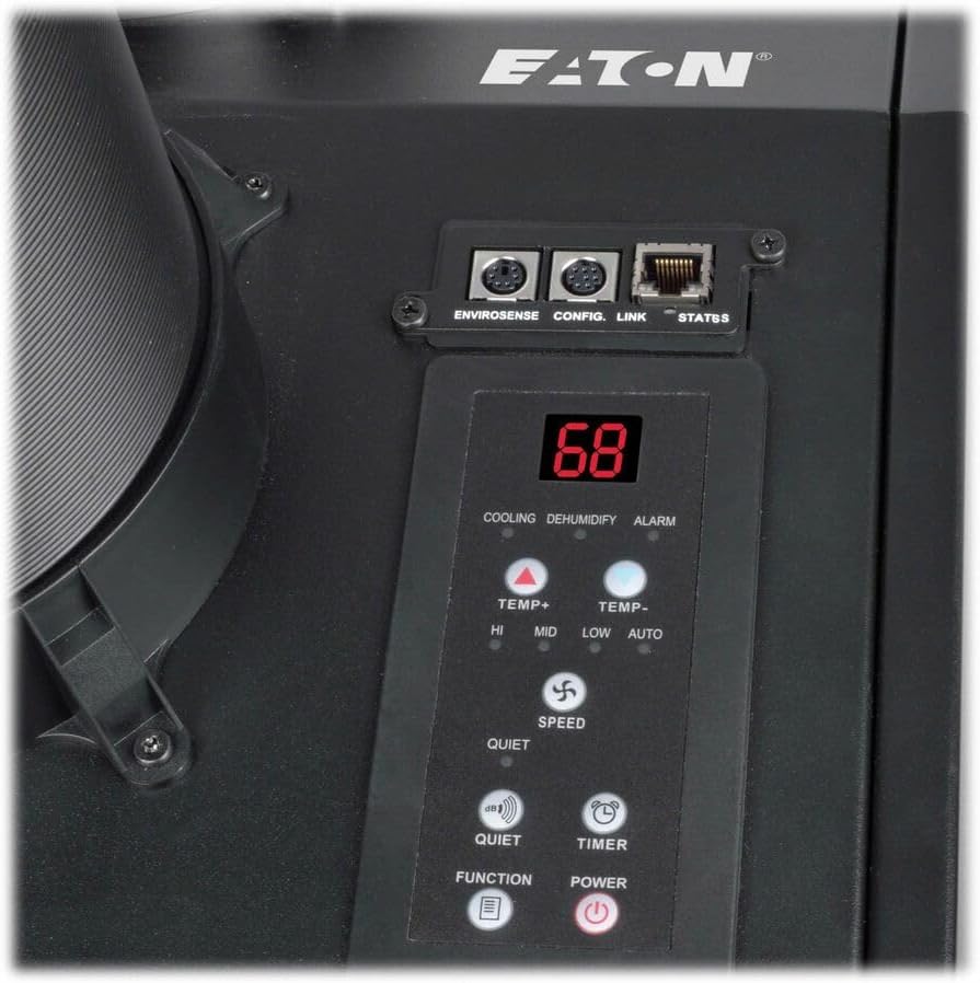 Eaton Portable AC Unit for Server Rooms - 24,000 BTU (7 kW), 208/240V, R32 Refrigerant, Black