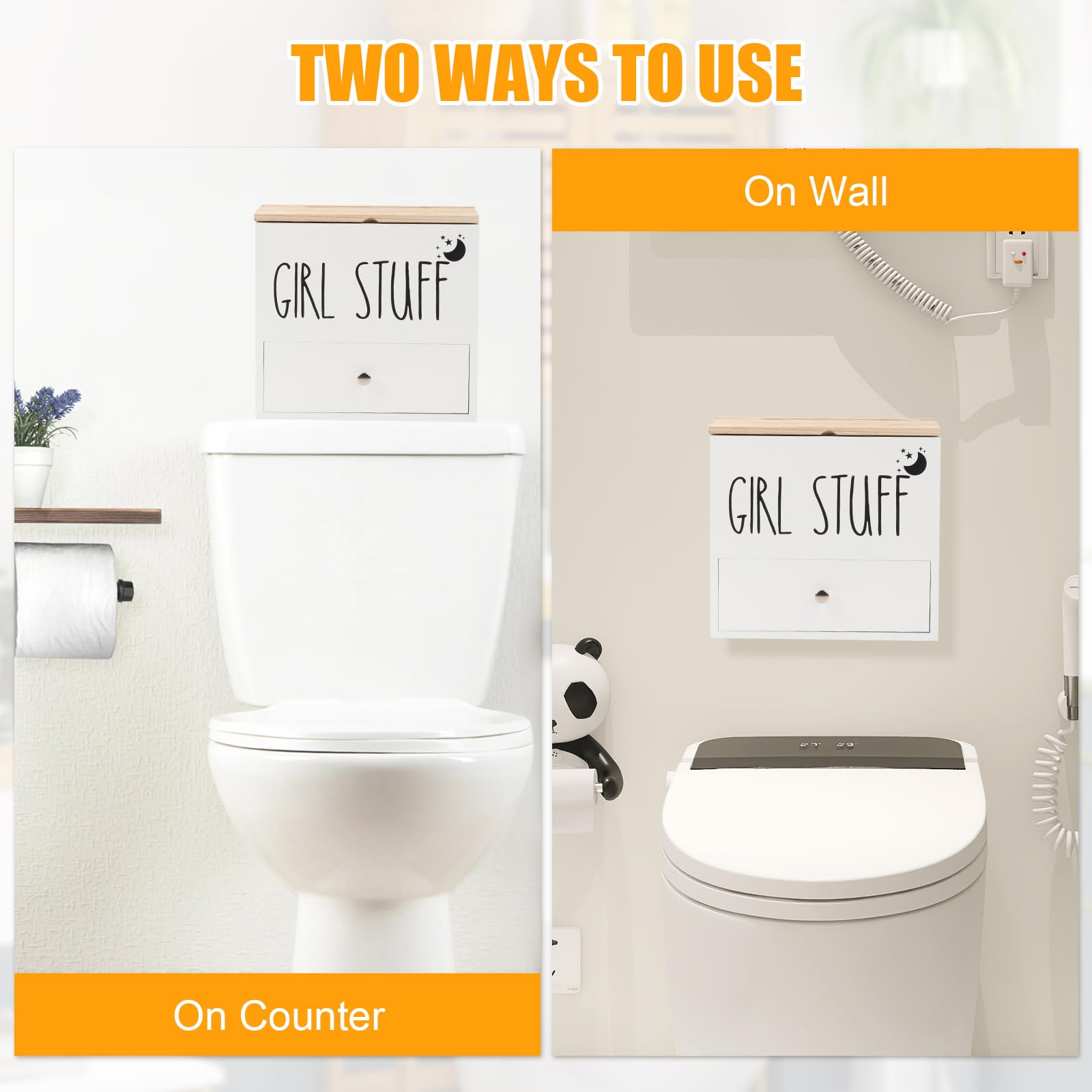 MDesign Boîte De Rangement à Couvercle (lot De 3) - Caisse De Rangement