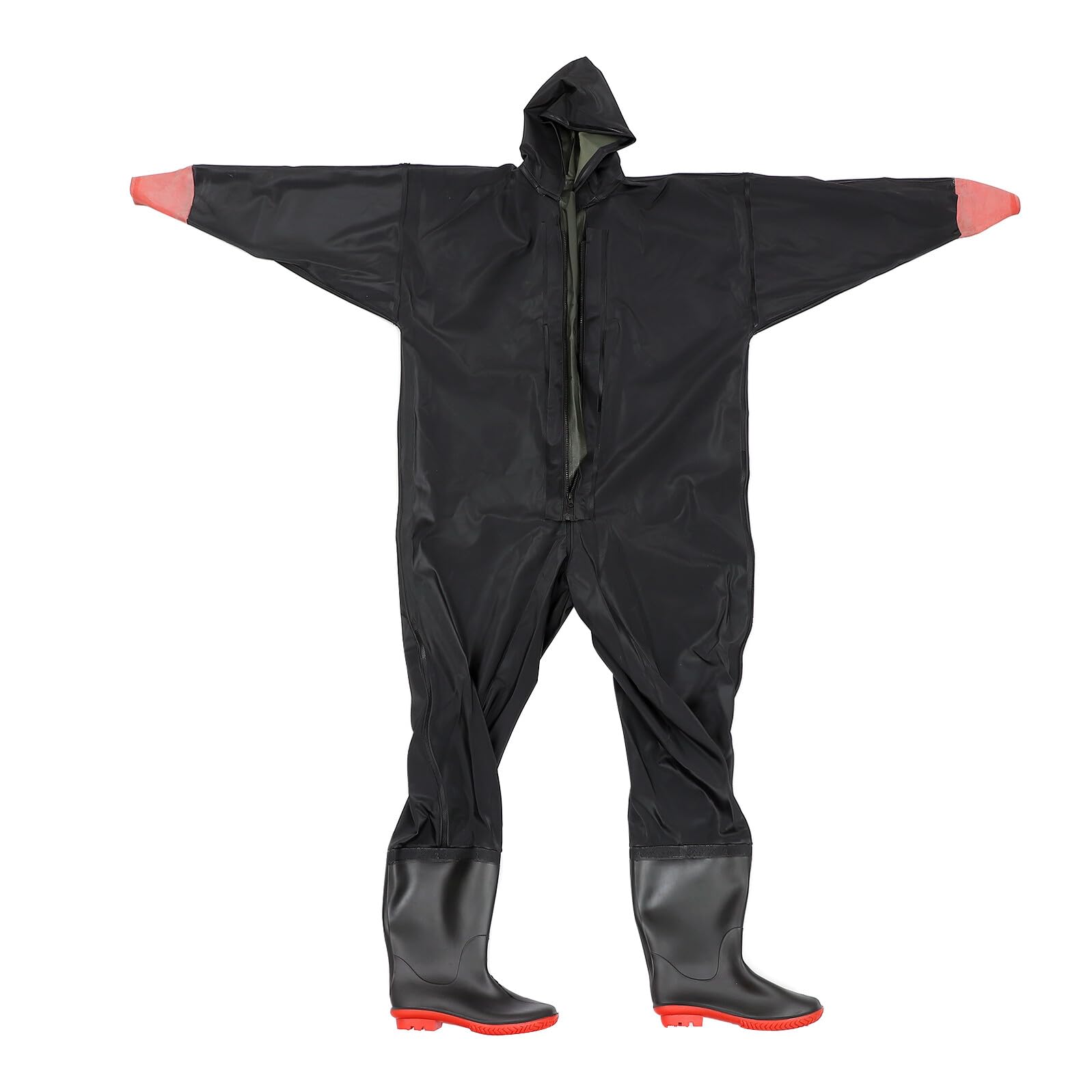 Pantalones de Pesca Ligeros y Fáciles de Llevar Costuras Selladas Impermeables Material PVC y Tejido de Punto para Hombre y Mujer para Pesca y Buceo