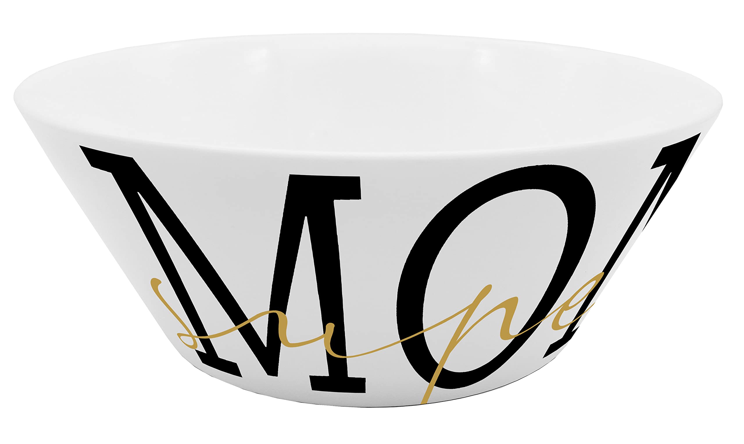 infinite by GEDA LABELS (INFKH) Cereal Bowl Super Mom Fakegold 400 ml