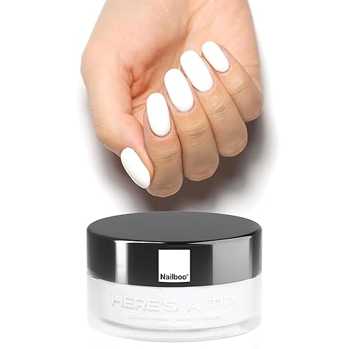 Miniatura 20 de Nailboo Polvo de inmersión para uñas – Polvo de inmersión de uñas transparente, hecho a medida con fórmula ultrafina altamente pigmentada,
