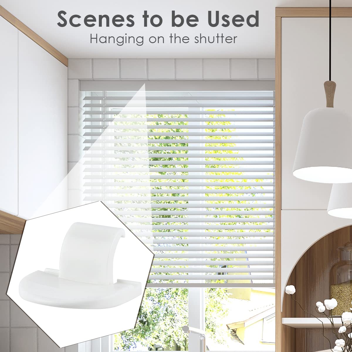 LOT DE 4 Supports De Serrage Pour Store Plissé - Plage De