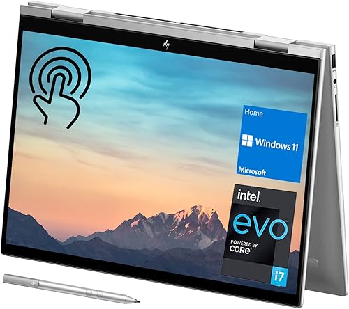 HP Envy x360 - Laptop 2 en 1, pantalla táctil FHD de 15.6 pulgadas, Intel Core i7-1255U de 12ª generación, 32 GB de RAM, SSD PCIe de 1 TB, cámara
