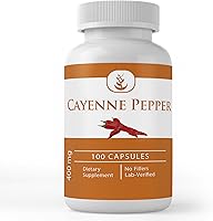 Vista 1 de Pure Original Ingredients Pimienta de Cayena, (100 cápsulas) siempre pura, sin aditivos ni rellenos, verificado por laboratorio