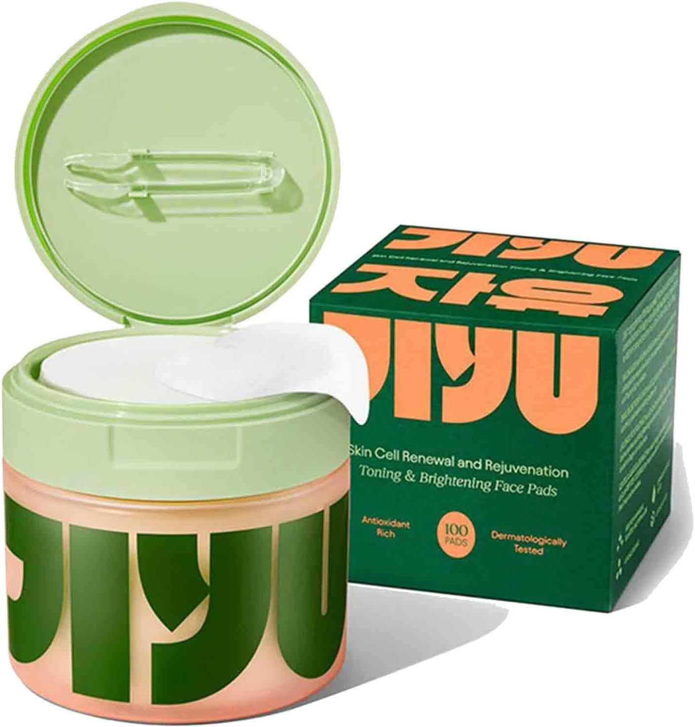 Korean Skincare Toner,Anti-Aging Brightening And Moisturizing Cotton Pad,Contains Snail Mucin, Centella Asiatica, Niacinamide And Peptides, Evens Skin Tone, Improves Firmness And Reduces Wrinkles (1)