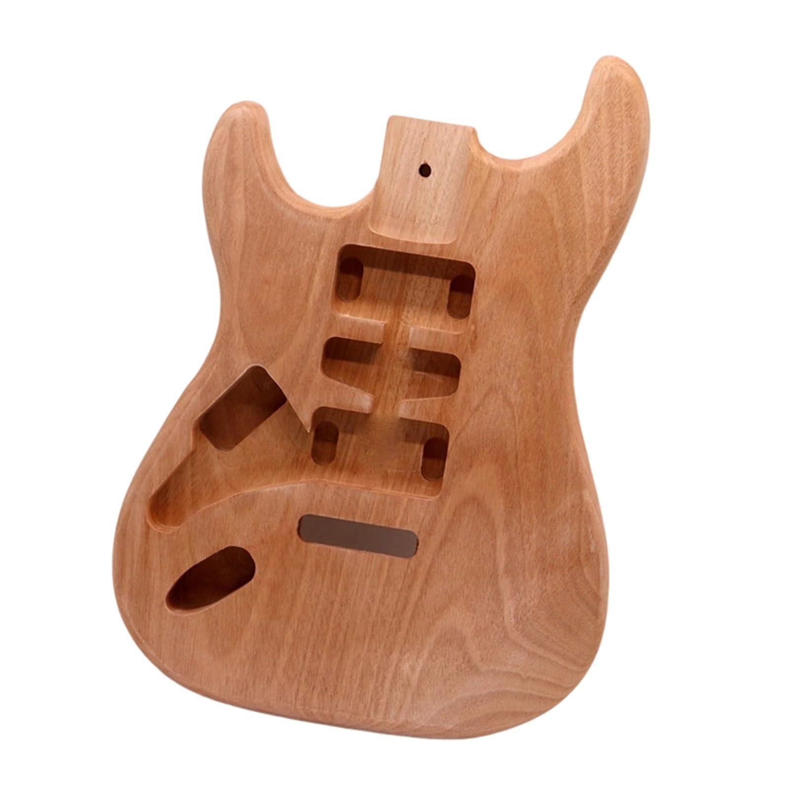 Gitara Elektryczna Dla Leworęcznych Z Drewna Okoume Wykonana Metodą DIY Zestaw Samodzielnego Montażu Korpusu Gitary