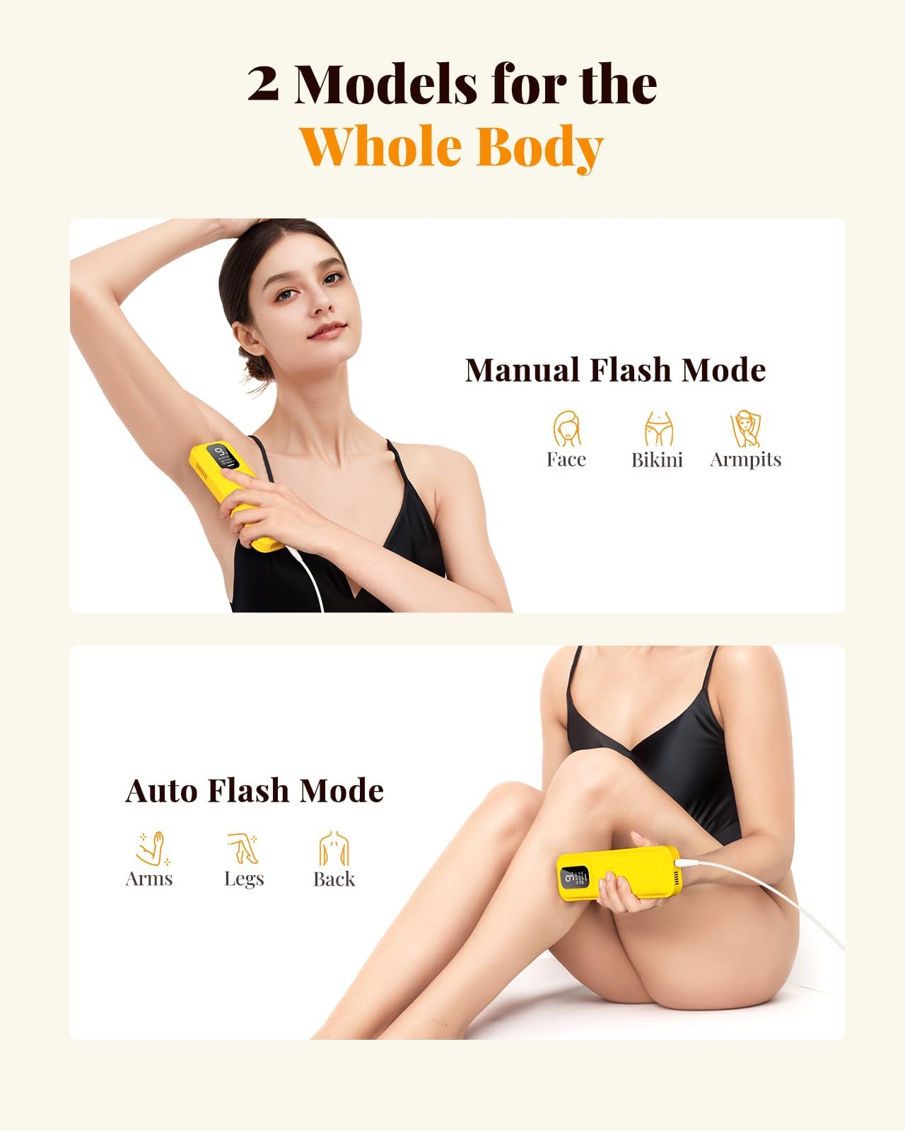 Amazon.com: IPL Laser Hair Removal Device for Women & Men - At