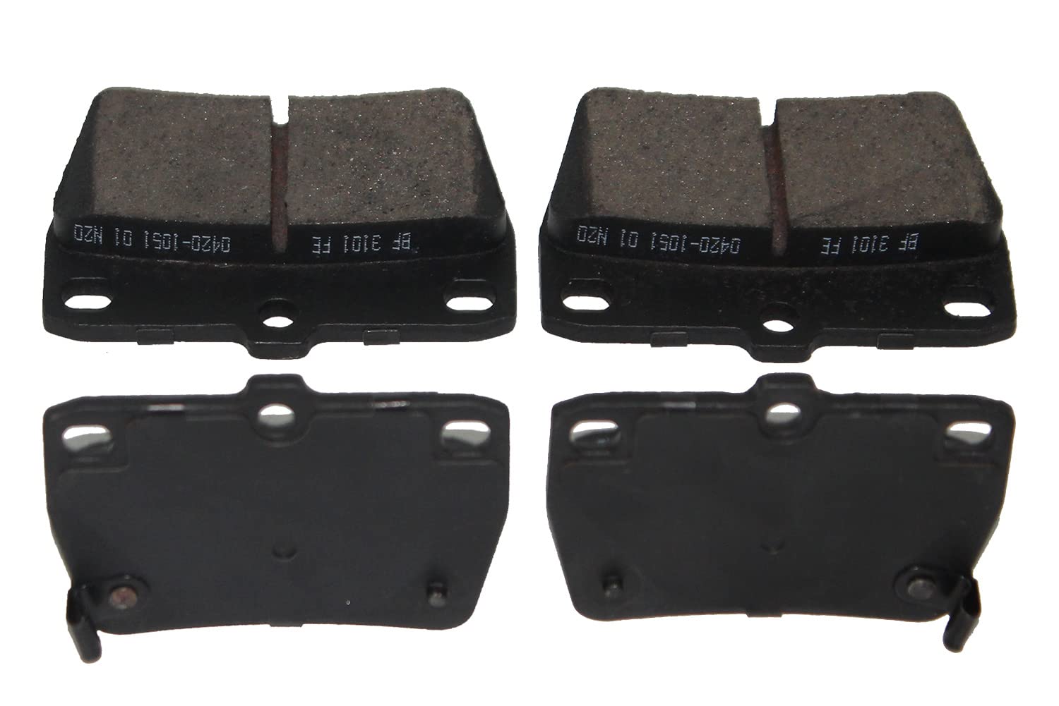 Replacement for Ceramic Rear Brake Pads 2004-2005 TOYOTA RAV4 D1051