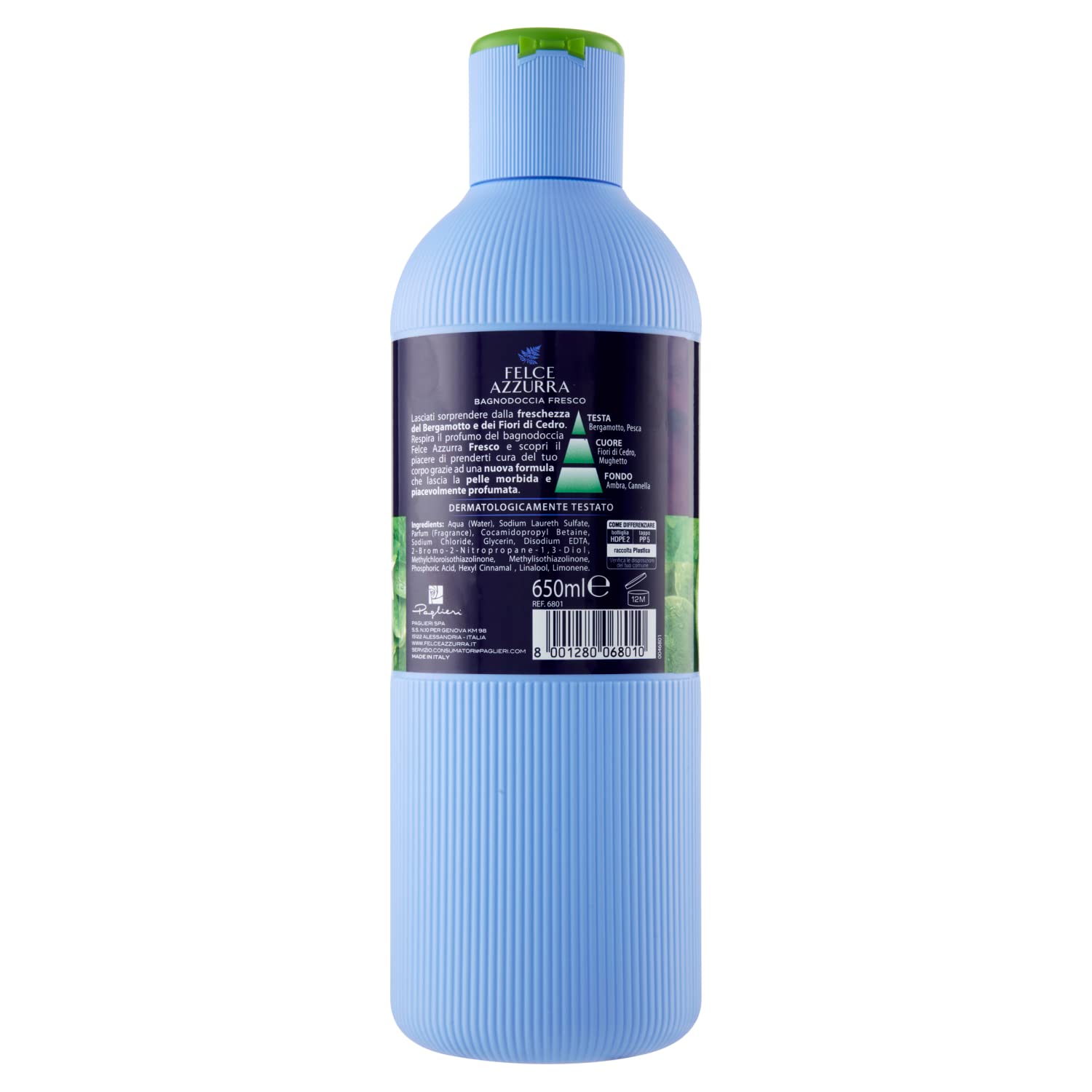 Felce Azzurra Bergamot & Jasmine Żel pod Prysznic, 650 ml