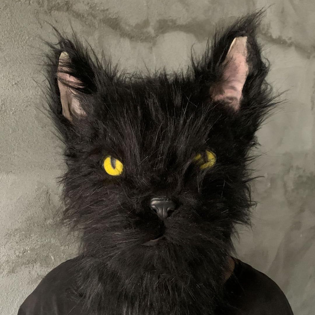 Amazon.co.jp: 猫マスク ネコ仮面 ハロウィンコスプレ ハロウィン