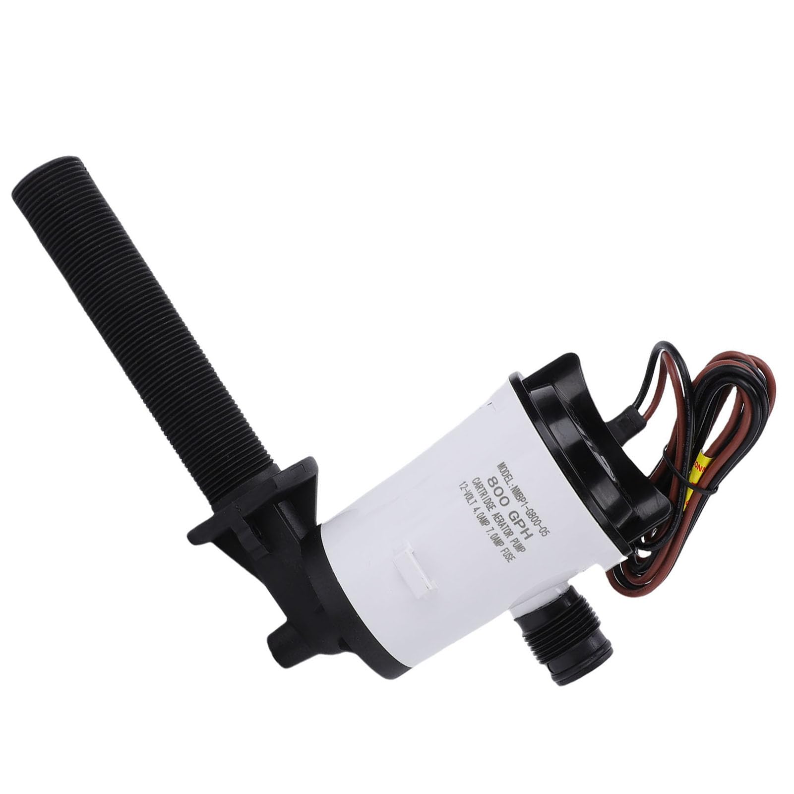 Pompa di Sentina Sommergibile Pompa Ad Acqua Sommergibile DC 800GPH ABS Acciaio Inossidabile 4.0A con Tubo da 3/4 Pollici per Acquario per e Yacht Livewell Fish Tank (WHITE)