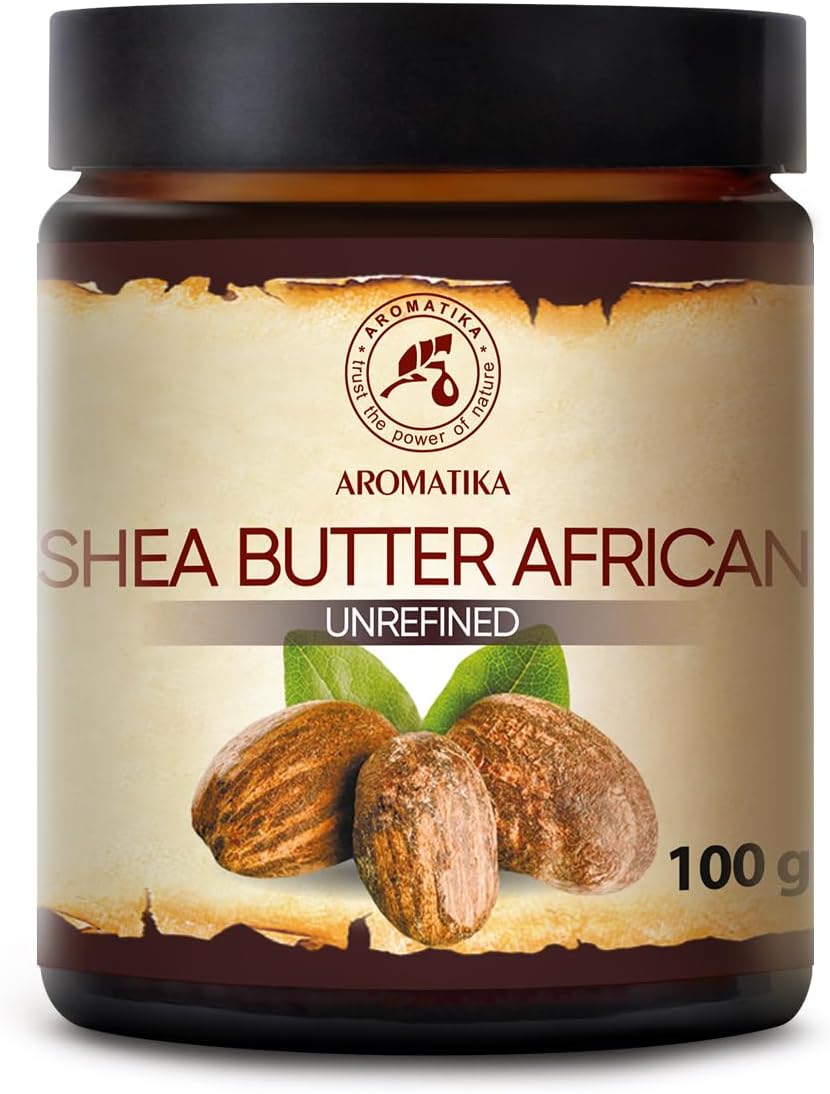 Raw Shea Butter 100g - Butyrospermum Parkii Butter - Africa - Ghana - 100% Pure Unrefined Shea Butter - Better Choice for Beauty - Relaxation - Massage - Best Moisture for Face & Body