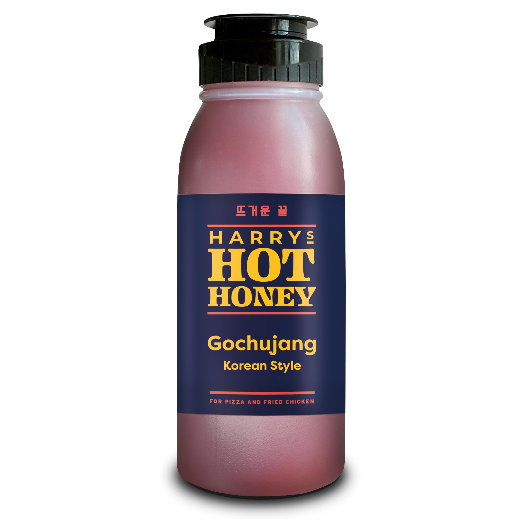 HARRYS HOT HONEY Gochujang Style - Hot Honey Sauce with Korean Pepper Paste - Drizzle over wood-fired pizza, flame-grilled chicken, rib-eye steak or stir-fry’s - 280g