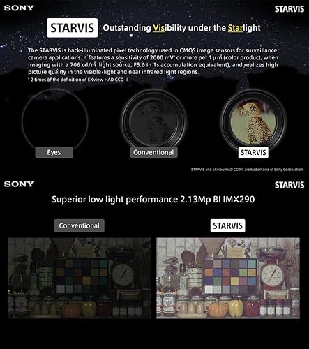 Miniatura 4 de HikvisionUniview - Cámara de torreta IP PoE de 6 MP, sensor Sony Starvis con micrófono, audio, cámara de seguridad IP, visión nocturna al aire