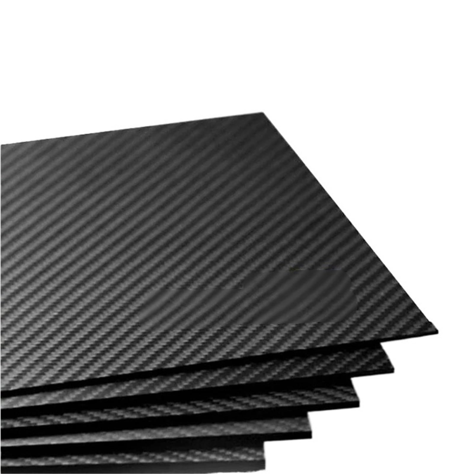 0.5-6MM 400x100mm 3K Plain Matte Glossy Carbon Fiber Panel Sheets High Composite Hardness Material CNC Machining 3k Carbon Fiber(1.5mm Glossy Twill)