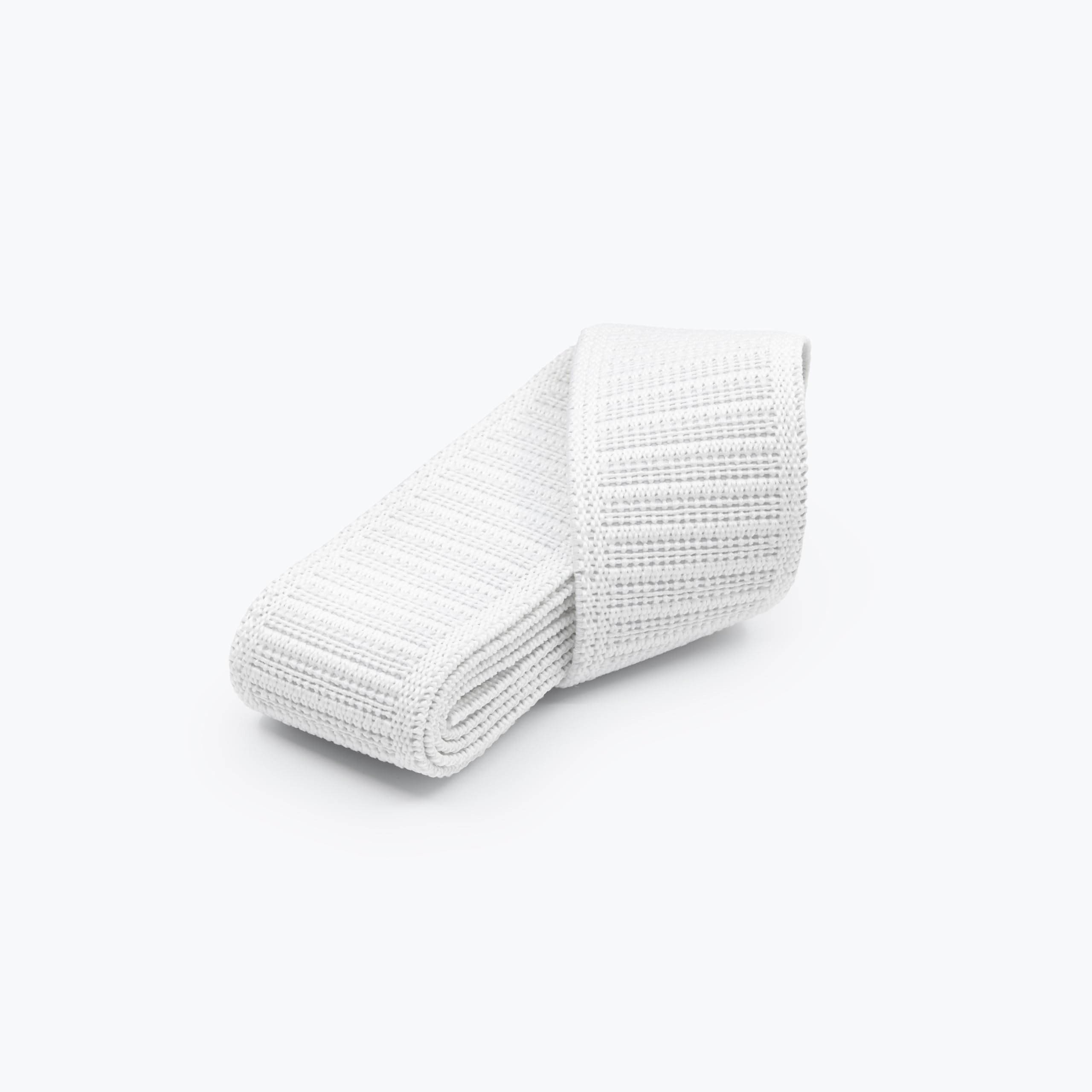Dritz Élastique anti-roulis côtelé blanc