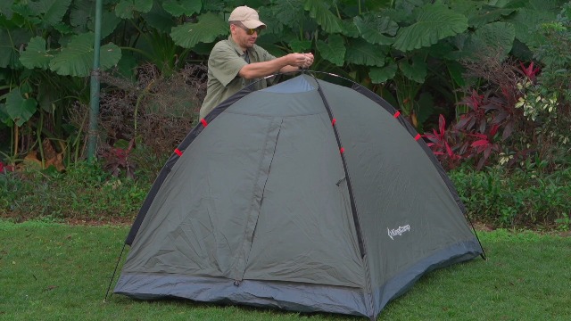 Ultralichte tent MT900 2-persoons enkelwandig condensloos