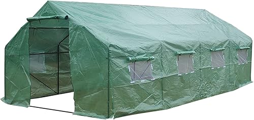 Trlec gt4-ly 20 'x10 'x7 '-B Pesado Invernadero Planta Jardinería Pico Tienda de Invernadero