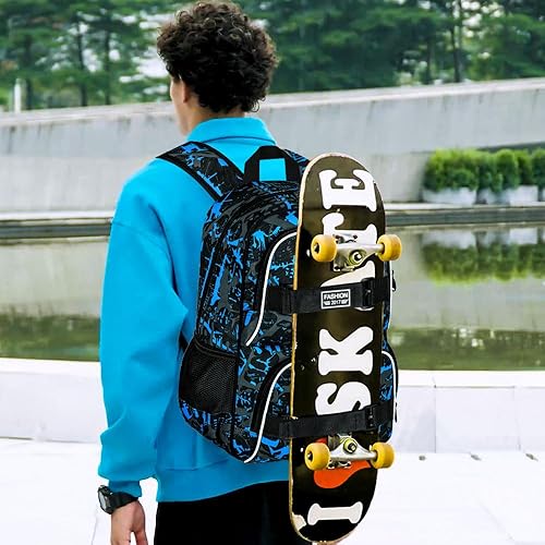 Miniatura 7 de Mochila para laptop, 16 pulgadas, bolsa escolar y bolsa de almuerzo, mochilas resistentes al agua para adolescentes, niñas, mujeres, estudiantes