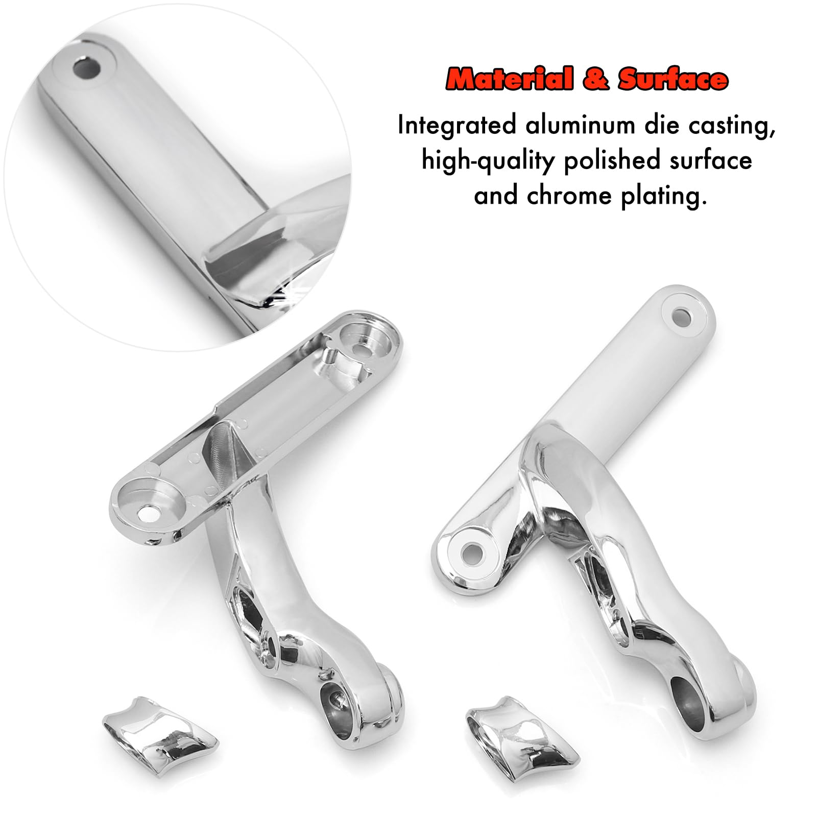 XMT-MOTO 4.5" Auxiliary Fog Passing Light Housing Bracket - View #7