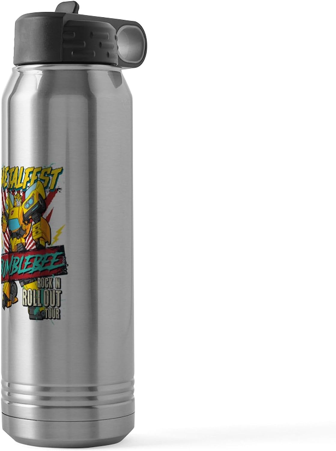 CafePress Transformers Bumblebee Metalfest 30 Oz Stainless Steel Water Bottle 30 oz (887 ml) Stainless Steel Water Bottle