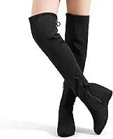 Vista 3 de DREAM PAIRS Women's Over The Knee Thigh High Wedge Heel Boots