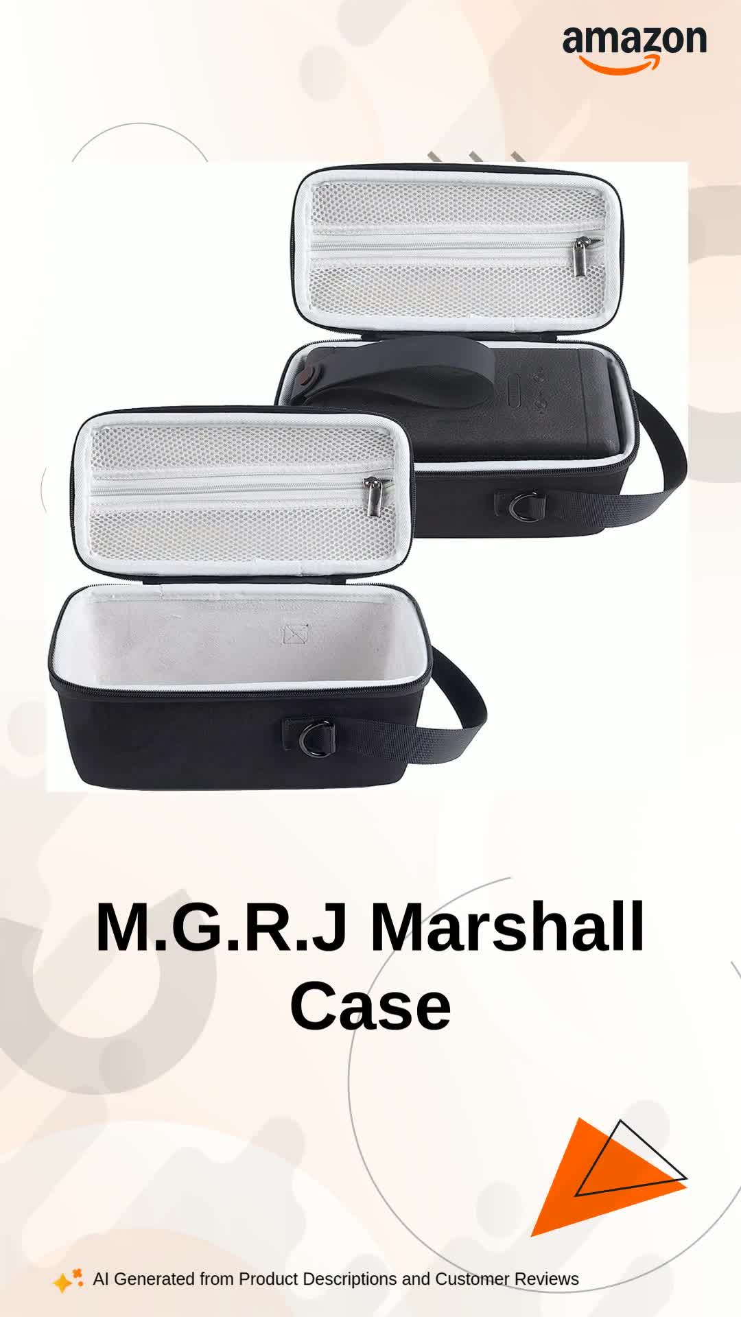 M.G.R.J® Portable Carrying Case Cover for Marshall Middleton