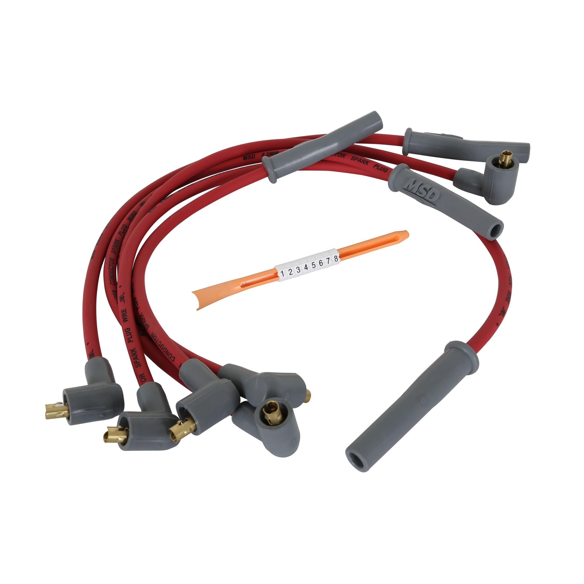 Amazon.com: MSD 31949 Super Conductor Spark Plug Wire Set, 4 Cyl