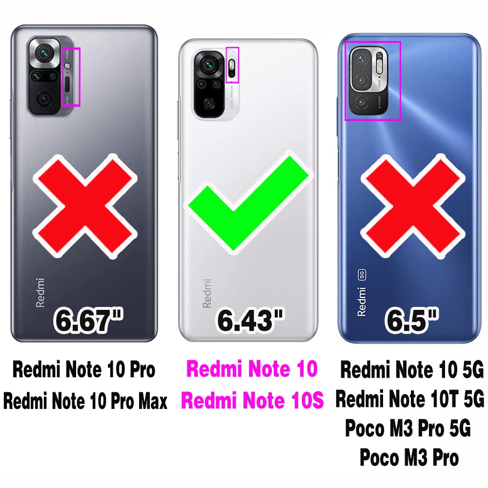 Custodia Per Xiaomi Redmi Note 10S / Note 10 4G Con Supporto Ad Anello Magnetico E Vetro Temperato Incluso, TPU Morbido E Plastica Rigida, Resistente, Colore Rosso - 3