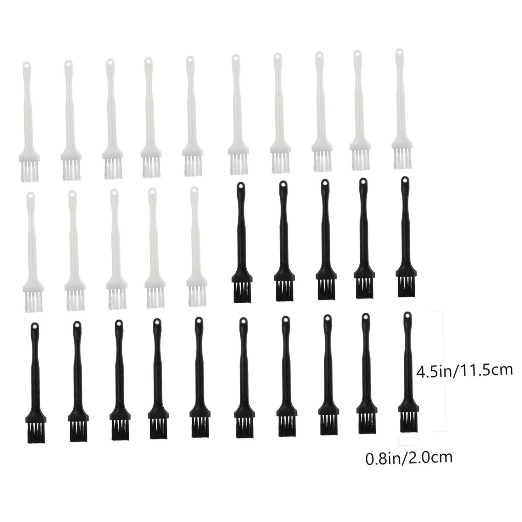 TOVINANNA Beard Brush 30pcs Men Double Sided Beard Brush Set Cutting Brush for Salon Barber and Home Use