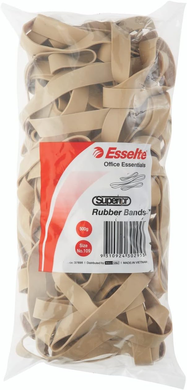 Superior Rubberbands No.109 500Gm Bag Natural