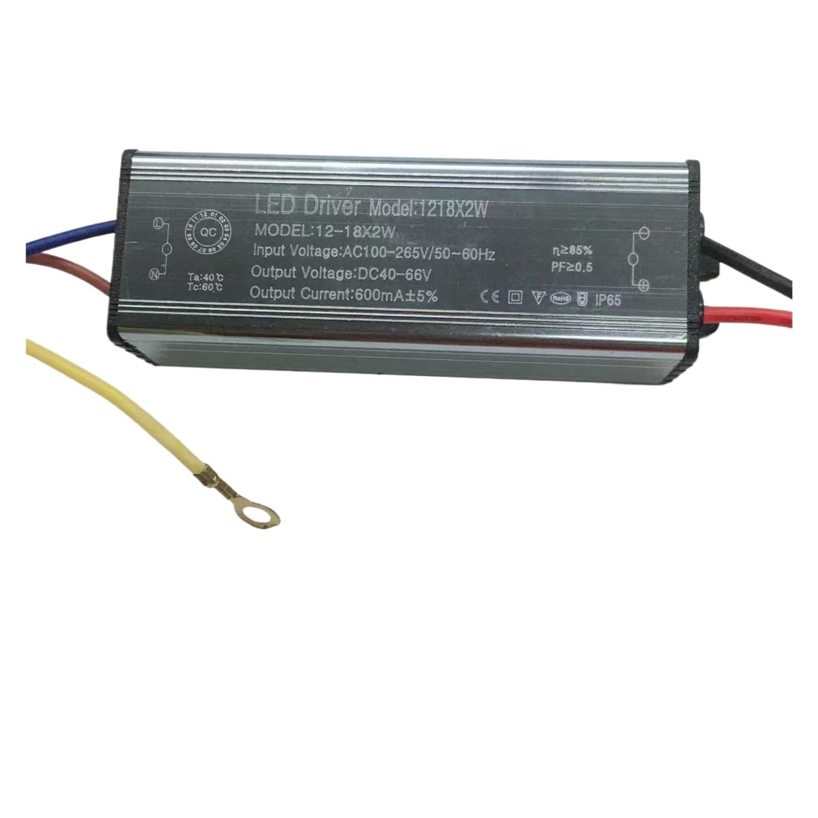 LED Konstantstrom-Netzteil – Wasserdicht IP66, 8–12x1W, 300mA, Für Außenbeleuchtung
