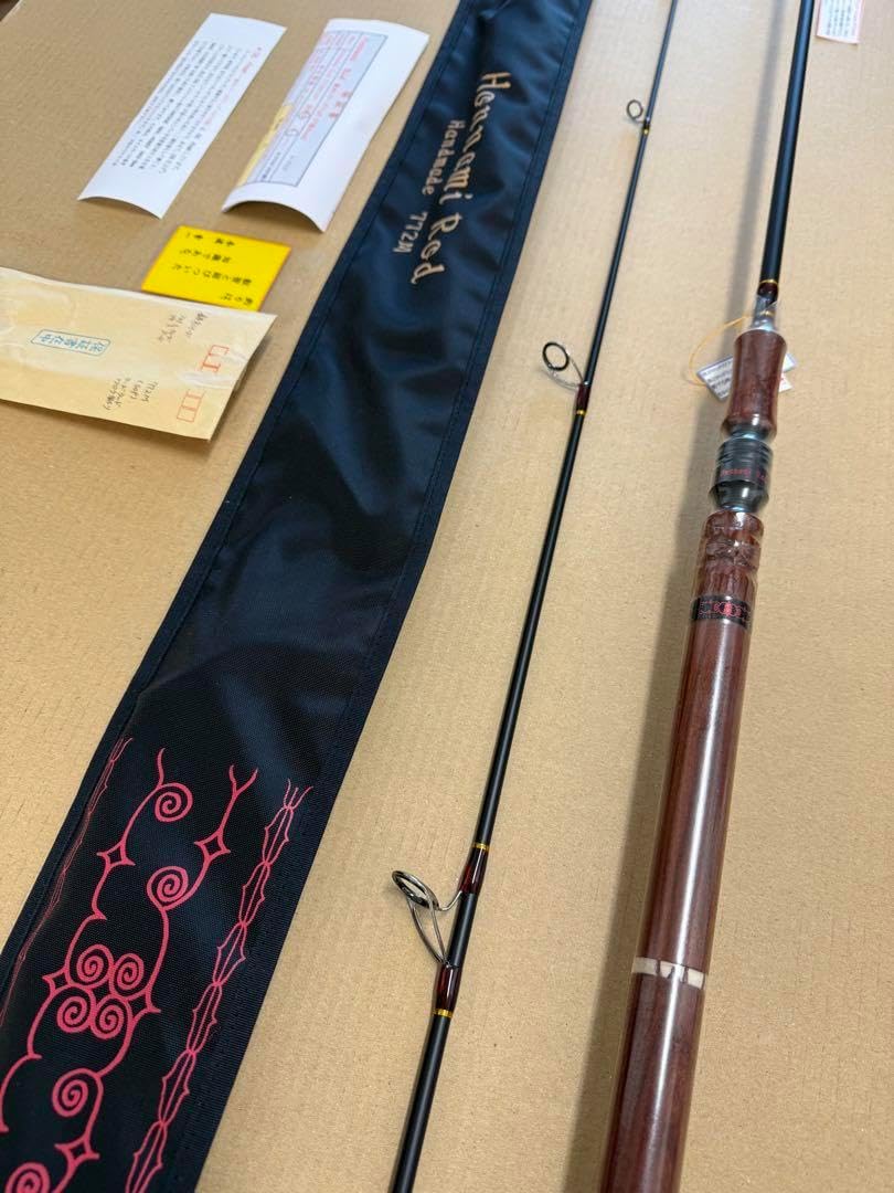 限定1本HonnamiRod ホンナミロッド772M ローズウッド ふくろう彫り Honnami Rod ホンナミロッド 772M ローズウッド ふくろう彫り