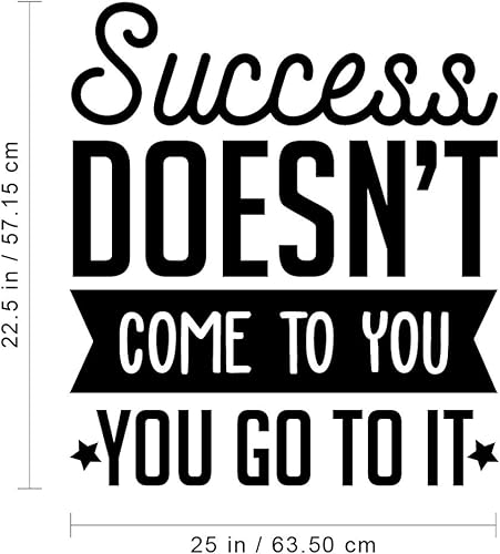 Miniatura 3 de Calcomanía de vinilo para pared, diseño motivacional para el hogar, dormitorio, apartamento, trabajo, trabajo, interior, exterior, sala de estar,