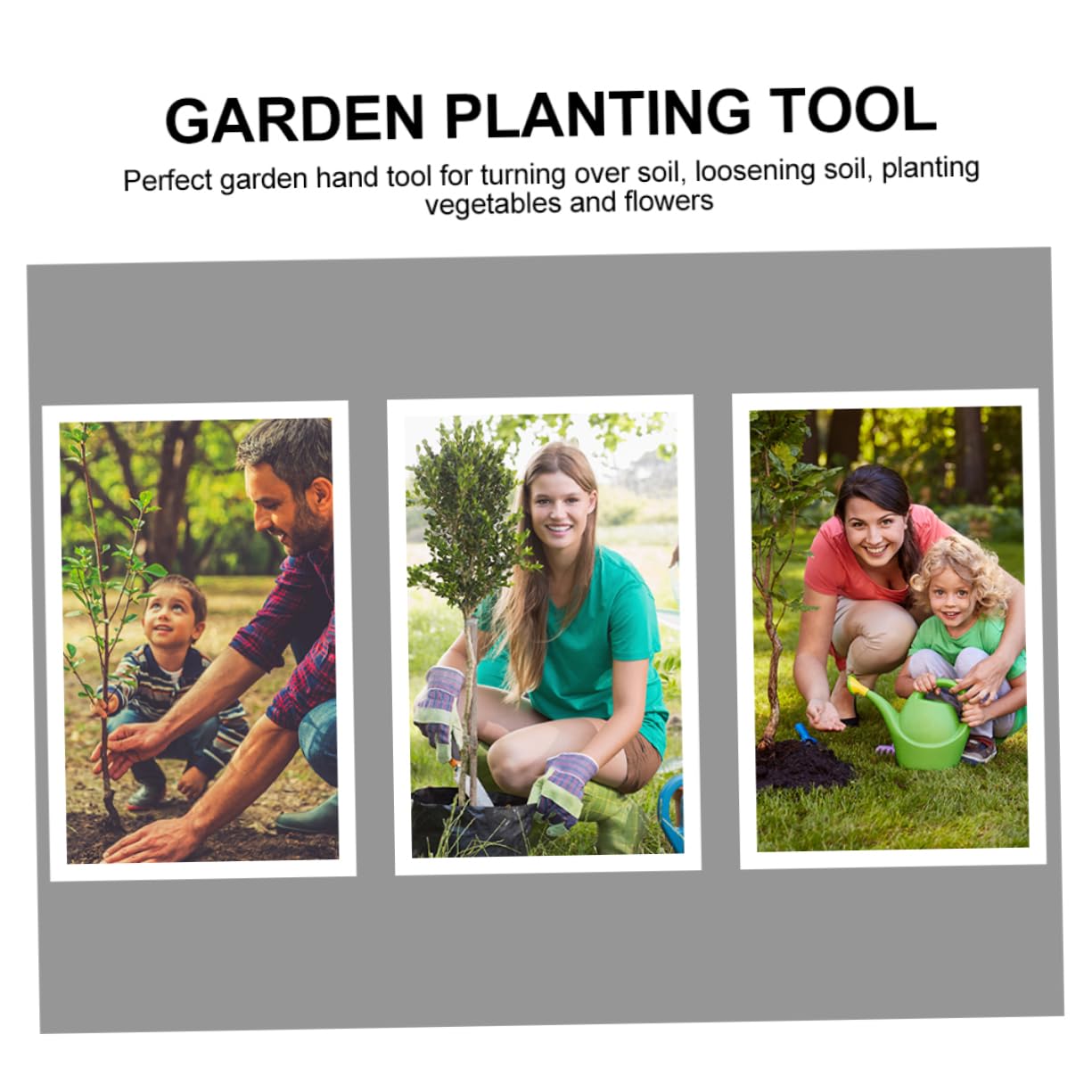 herramienta de jardín extractor malas hierbas cultivate kit de cultivo melena de azada de cultivo flor pequeña azada de mano herramienta de jardinería Acero inoxidable Silver