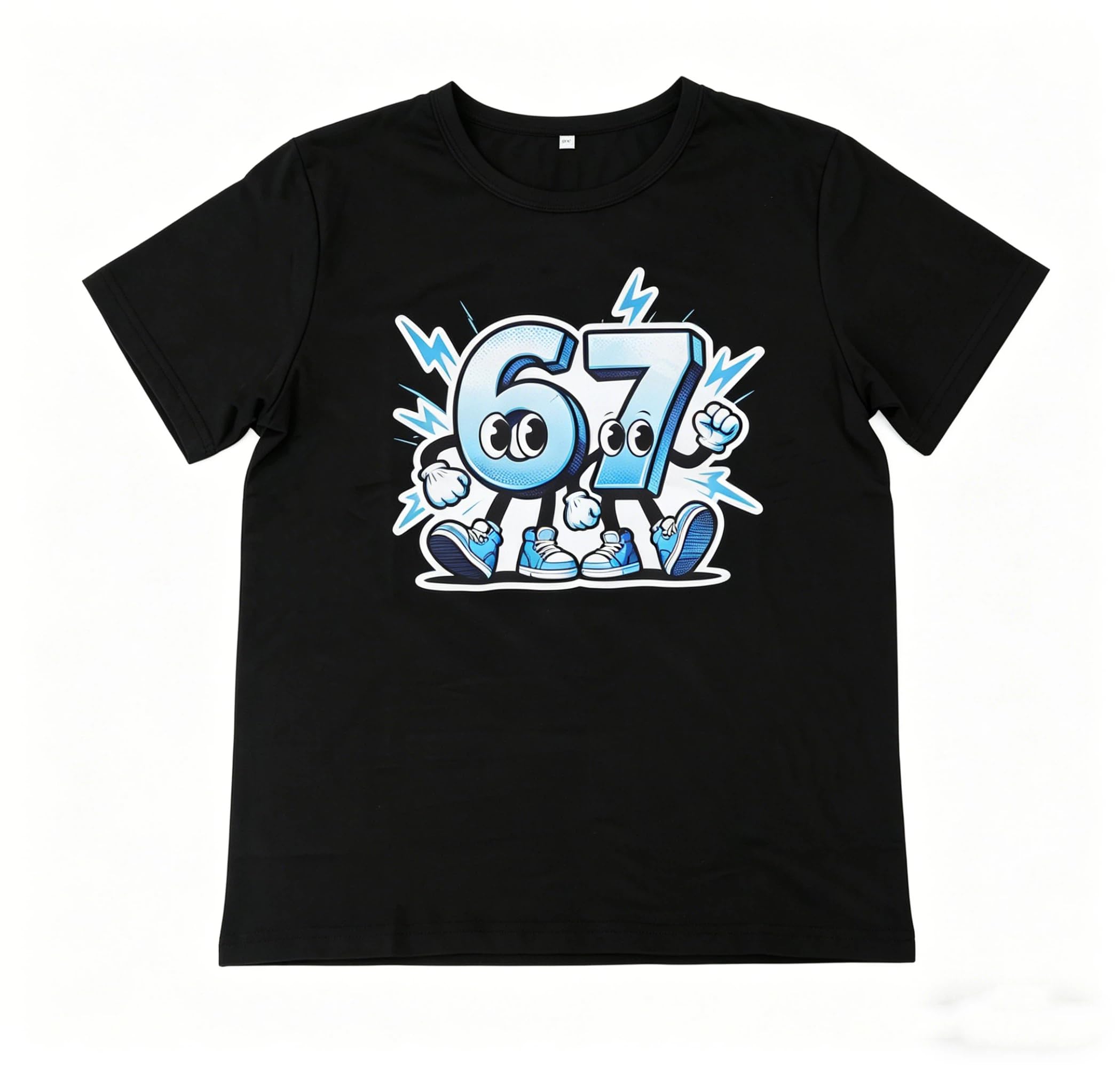67 Tshirt Kinder, Italian Brainrot Meme Shirt, Six Seven Tshirt Für Jungs Mädchen, Steal a Brainrot 67 T-Shirt Geschenke Für Weihnachten