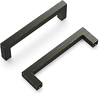 Vista 44 de Hickory Hardware - HH075326-BGB - Manija de la colección Skylight, 3 pulgadas de centro a centro, latón dorado cepillado.