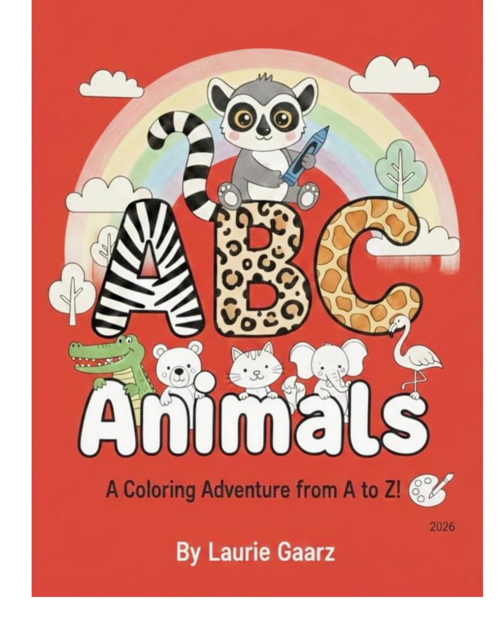 ABC Animals: A Coloring Adventure From A to Z!