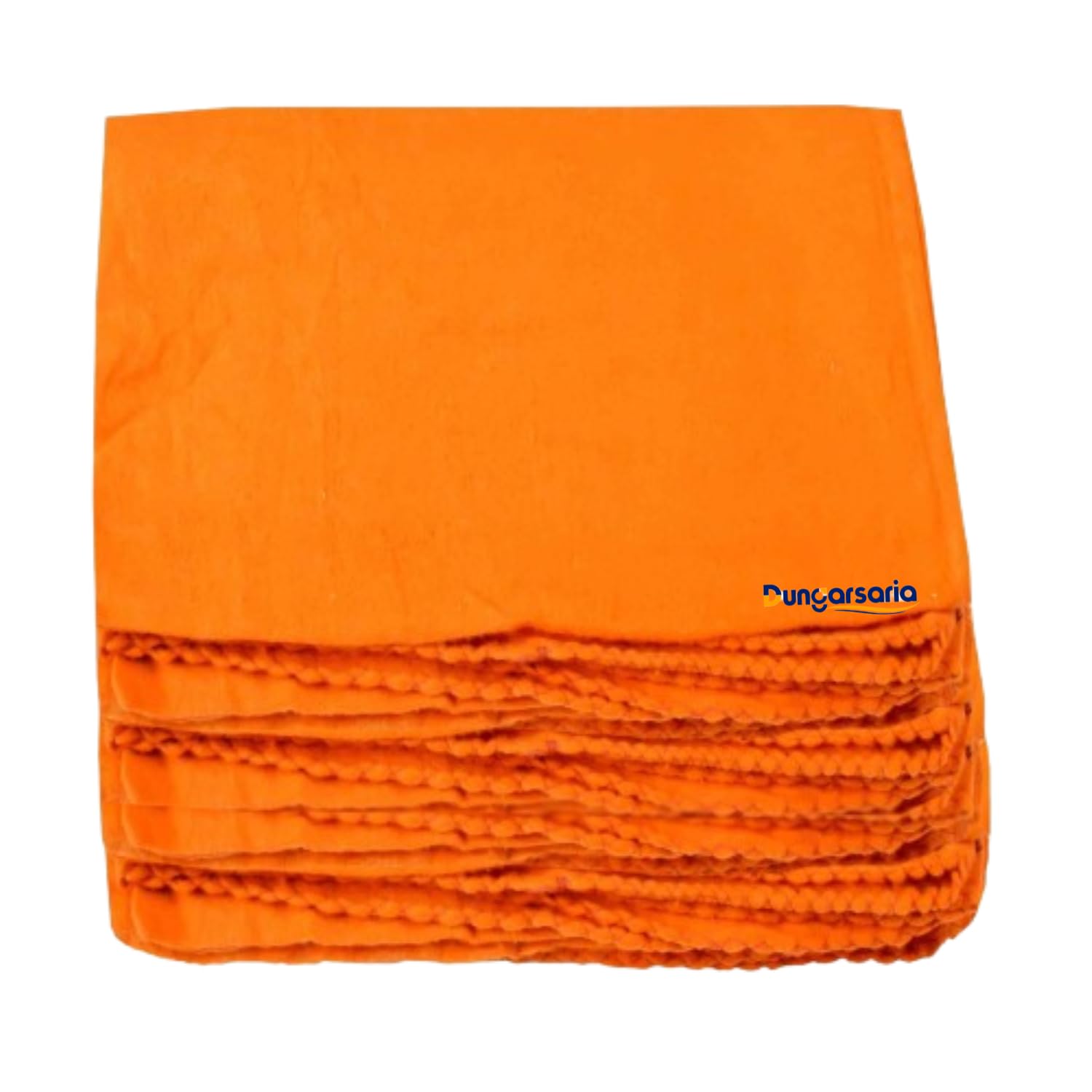 Yellow Cotton Duster 18x24-inch, Highly Absorbent Cleaning Cloth for Home, Kitchen, Car, Furniture, Mirrors, Window Dusting, Big Size, Orange Duster for Wet & Dry Cleaning (Pack of 4)-image-34