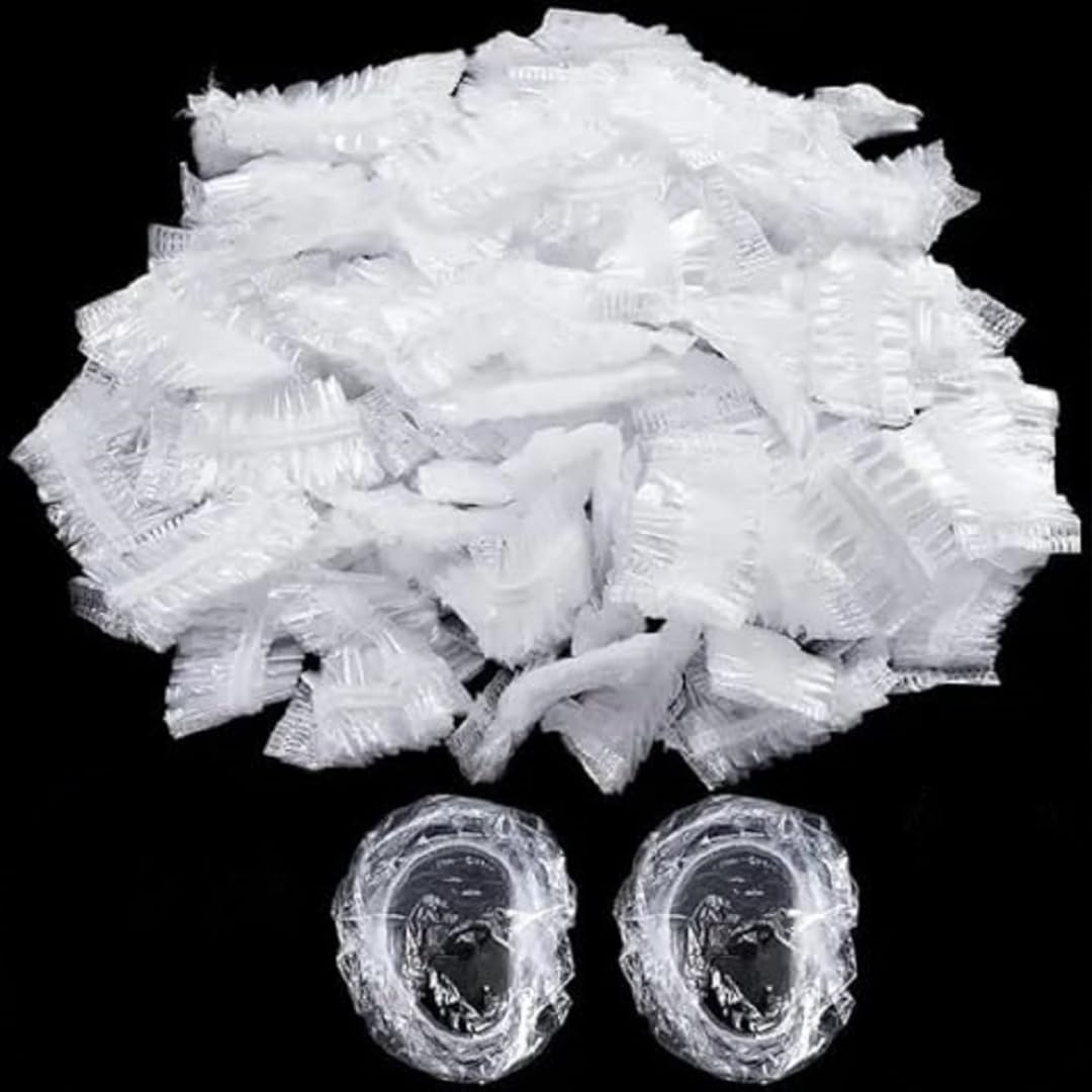 Clear Ear Covers for Shower – 100pcs Waterproof Disposable Ear Caps – Ear Protector for Bathing, Hair Dye, Swimming – Shower Cap for Ears – Reusable Alternative for Adults & Kids-image-43