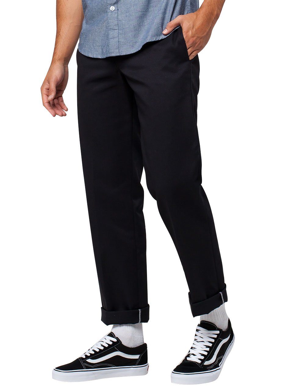 Dickies Men's WP873 - S/Stght Work Pant Wide Leg Trousers