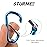STURME 2 Aluminum D Ring Carabiners Clip D Shape Spring Loaded Gate Small Keychain Carabiner Clip Set for Outdoor Camping Mini Lock Snap Hooks Spring Link Key Chain Durable Improved 24 PCS (Red)