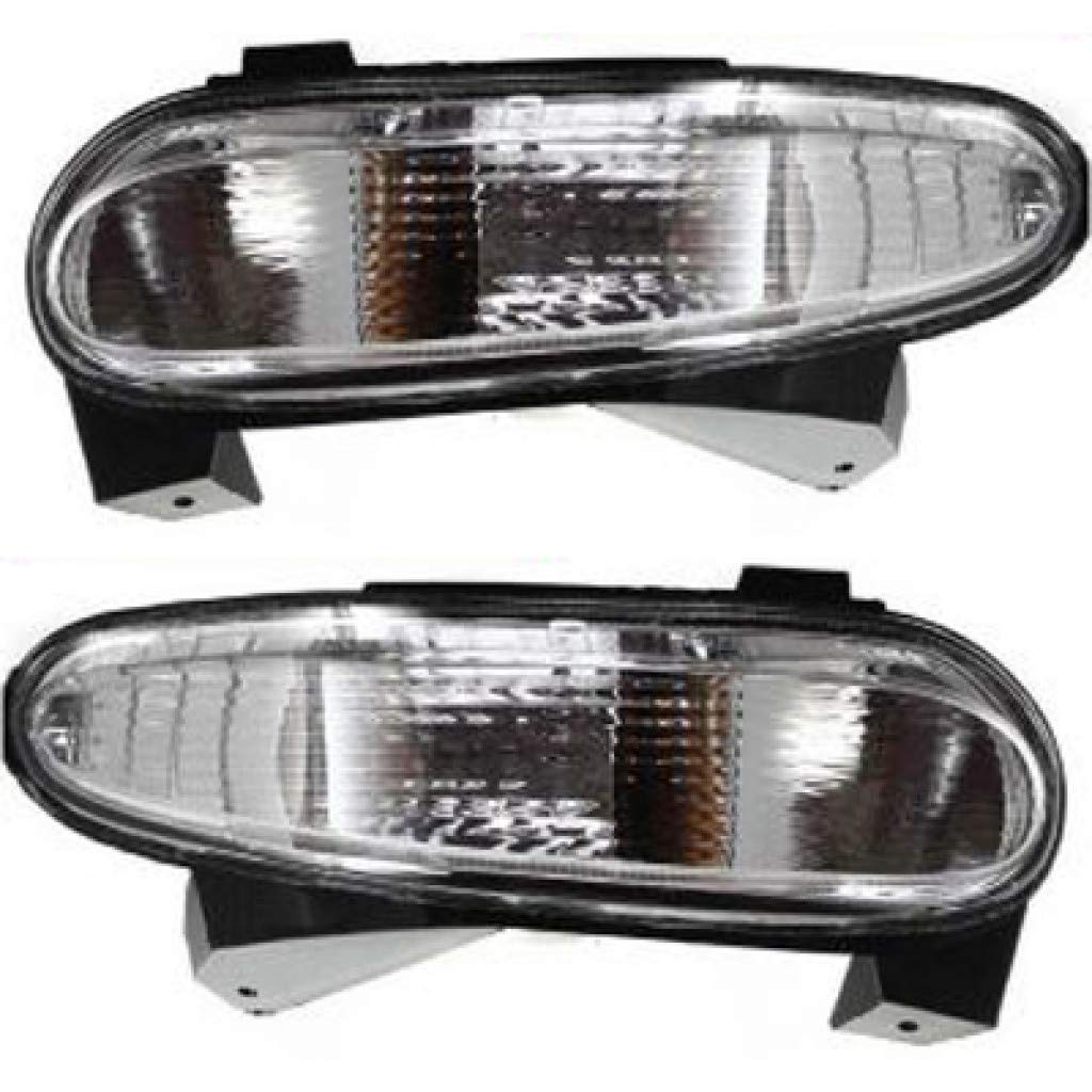 For 2005-2009 Buick Lacrosse Pair Park/Signal Lights Driver and Passenger Side GM2520191 GM2521191-replaces 10333735 10333736