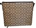 Coach Outline Signature File Bag Khaki Brown F58285IMC7C