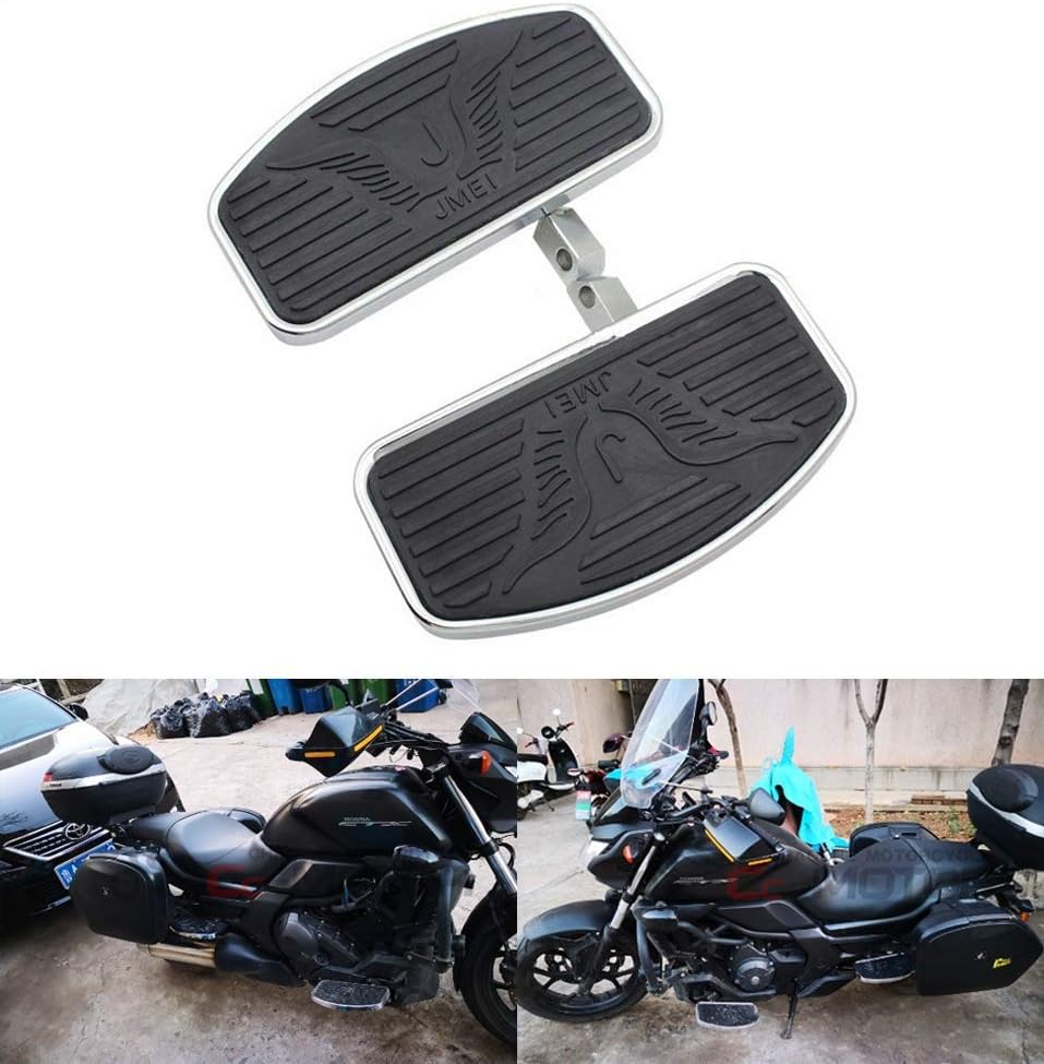 Passanger Adjustable New Floorboards Foot Pegs Compatible with/Replacement For HONDA VTX 1300 1800 SUZUKI VL 400 800 C50