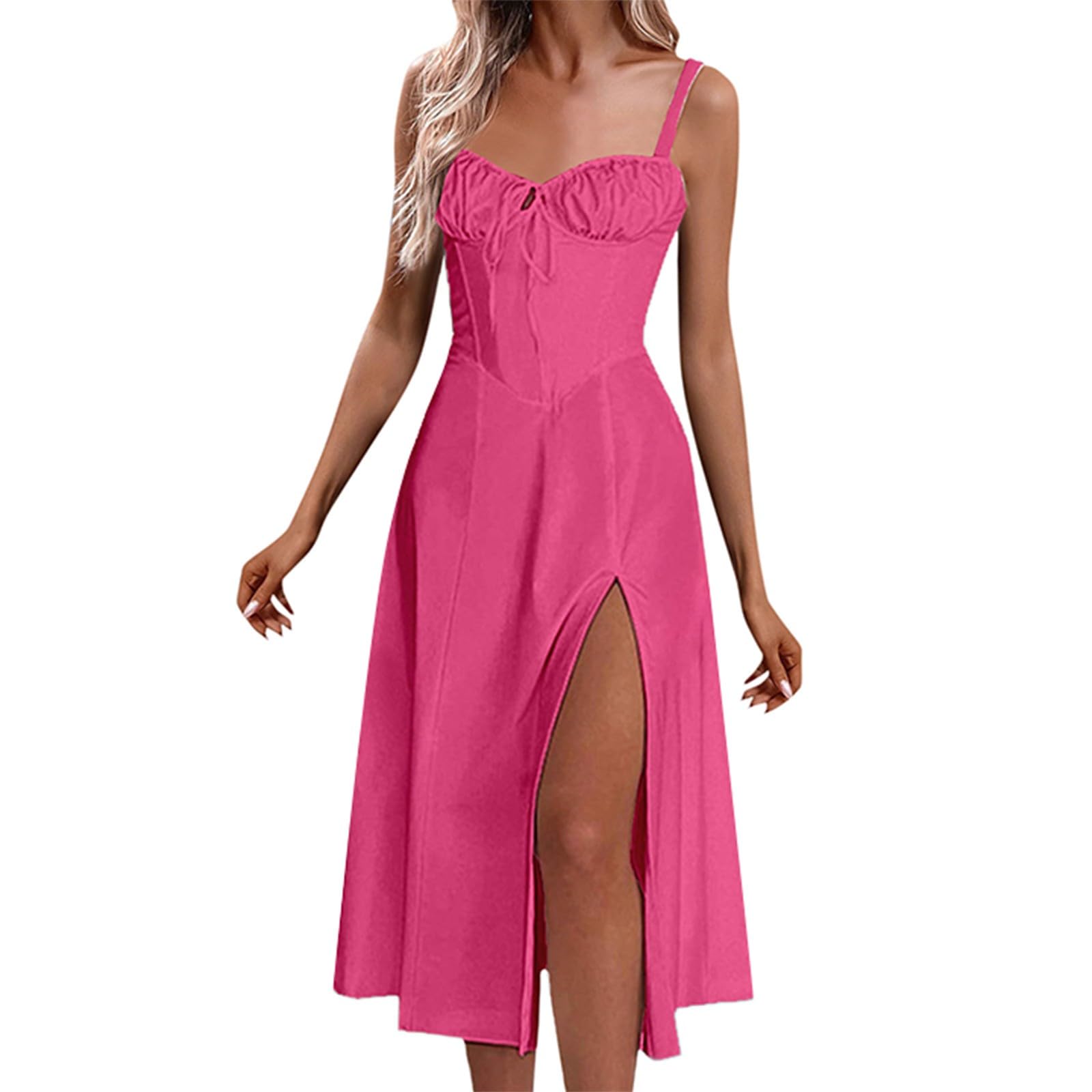 Robe de plage festive élégante à manches courtes - 6
